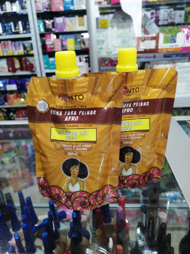 crema de peinar afro